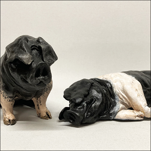 Kay Pratt - Another Busy Day - Ceramics